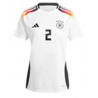 Nemecko Antonio Rudiger #2 Domáci Ženy futbalový dres ME 2024 Krátky Rukáv